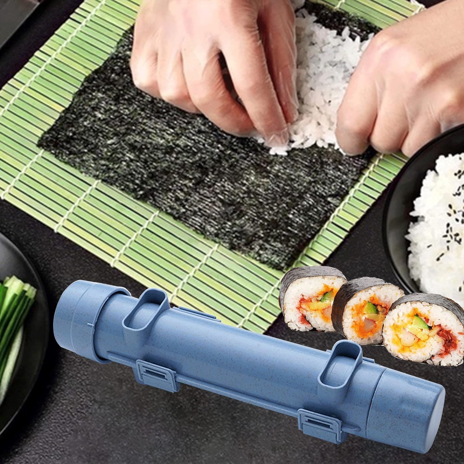 Stampo per Sushi e Onigiri – Prepara il Sushi a Casa Tua con Facilita