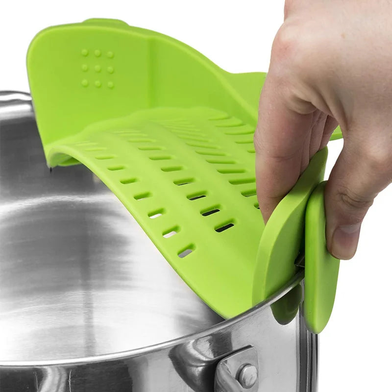 Scolapasta in silicone a clip – Scolapasta e verdure senza colino
