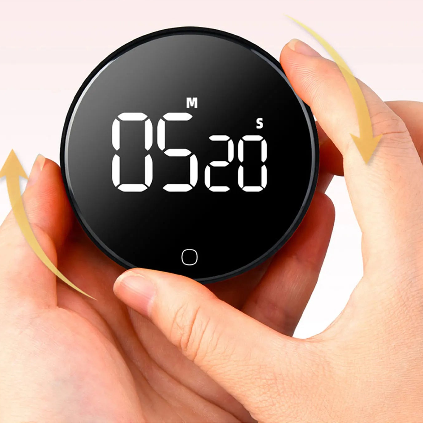 Timer da cucina a LED magnetico – Timer da cucina e da scrivania ricaricabile tramite USB