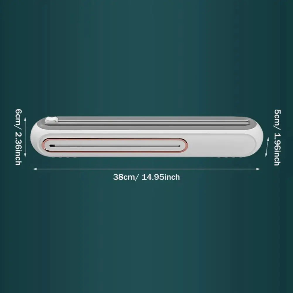 Dispenser Magnetico per Pellicola Trasparente – Taglierina Sicura per Pellicola Alimentare e Alluminio