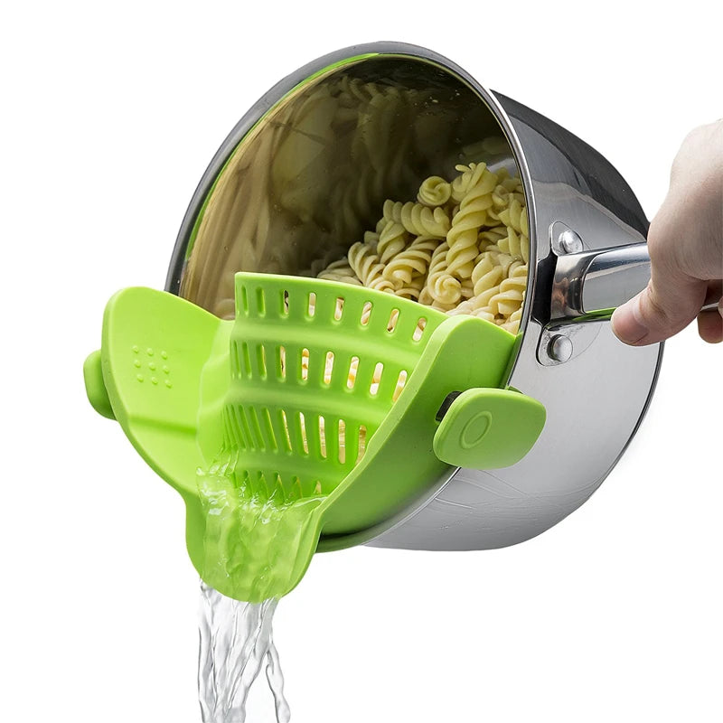 Scolapasta in silicone a clip – Scolapasta e verdure senza colino