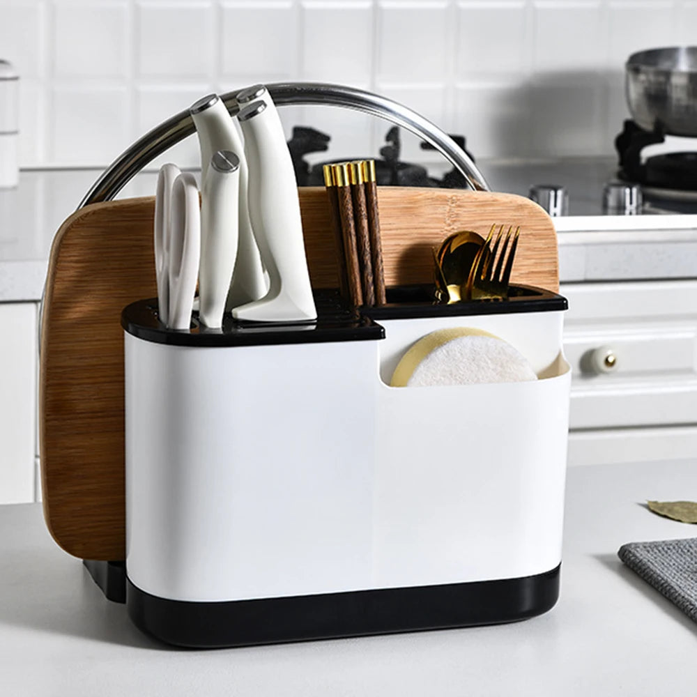Portacoltelli multifunzione – Organizer da cucina per coltelli, taglieri e utensili