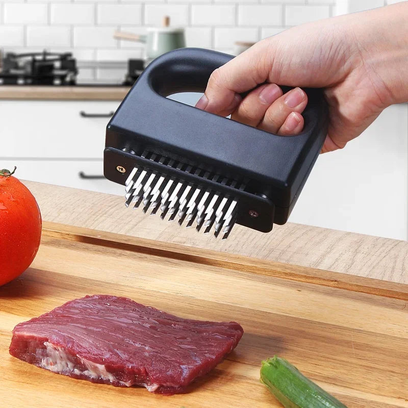 Inteneritore per Carne con Lame ad Ago – Iniettore per Marinatura in Acciaio Inox