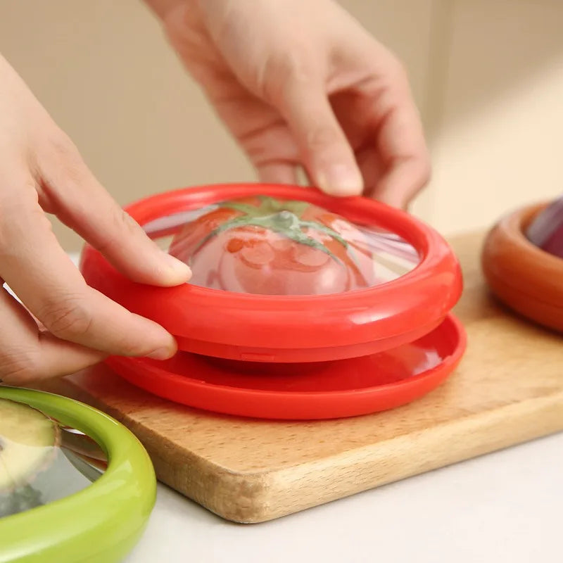 Contenitori per la conservazione della frutta salva freschezza – Scatole riutilizzabili in silicone per frigorifero