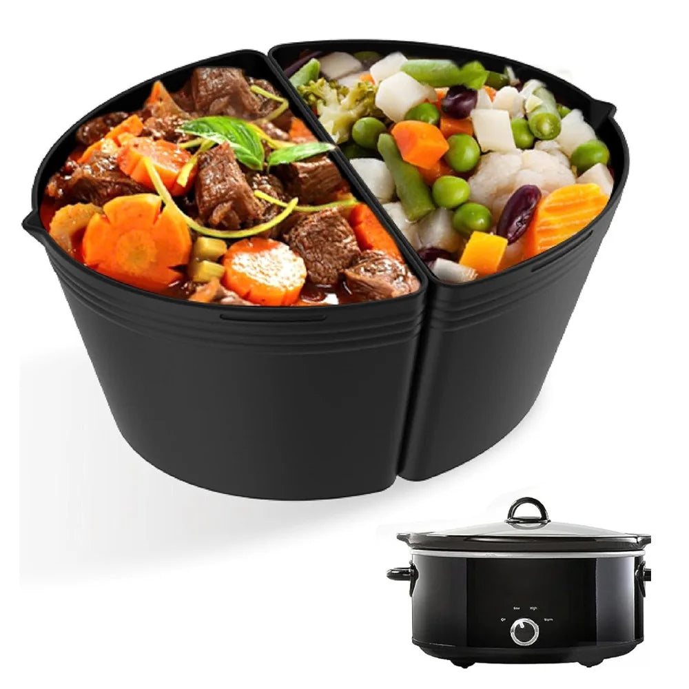 Set di Fodere in Silicone per Slow Cooker – Fodere Antiaderenti Riutilizzabili 6-8QT
