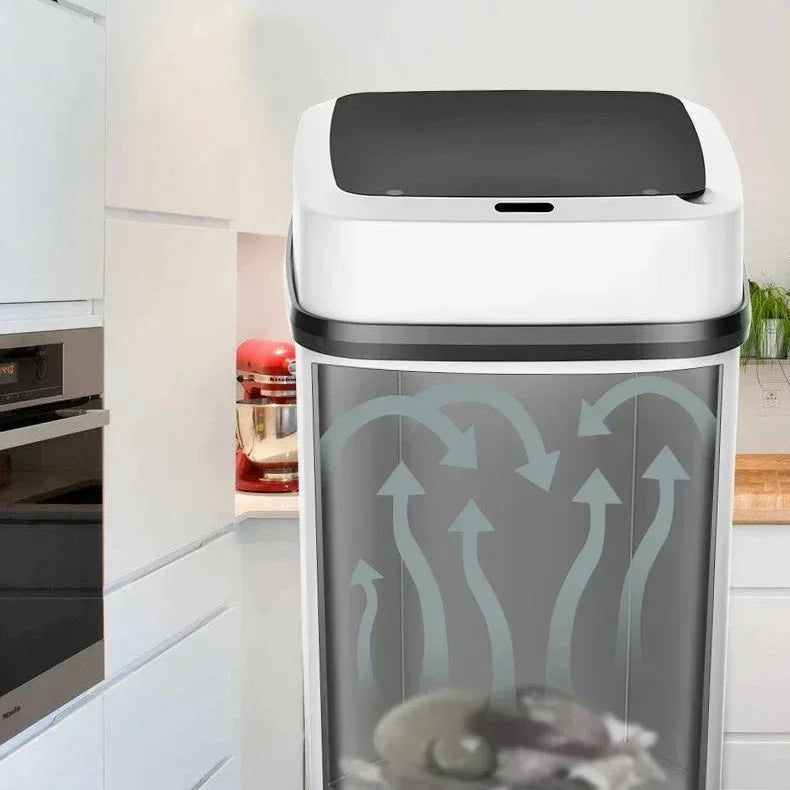 Cestino Intelligente con Sensore – Pattumiera Automatica Senza Contatto 13L