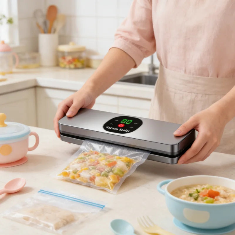 Sigillatrice sottovuoto portatile wireless – Dispositivo per la conservazione degli alimenti ricaricabile tramite USB