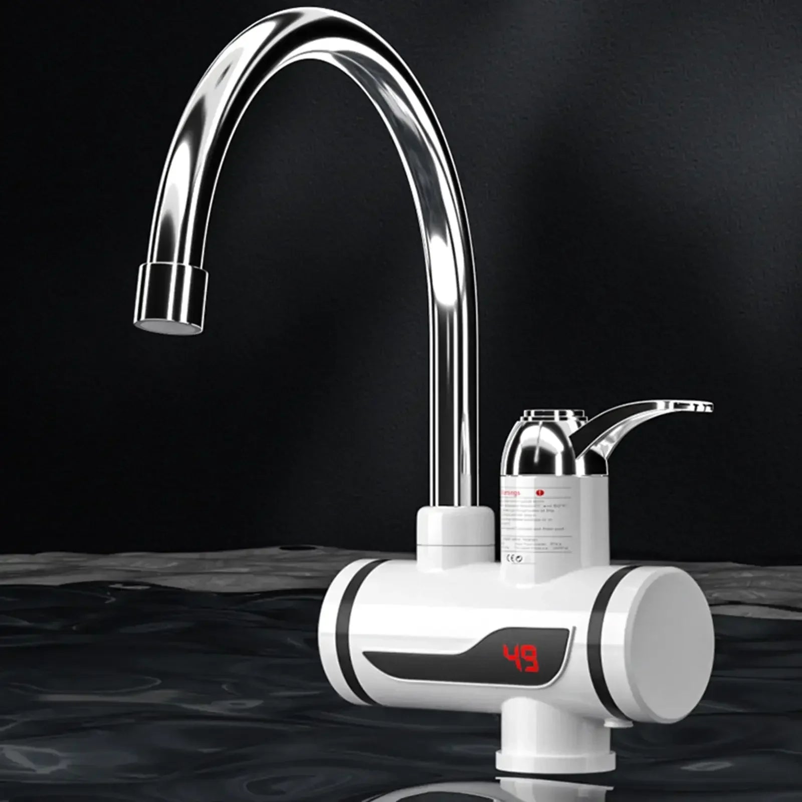 Scaldacqua Istantaneo per Rubinetto – Acqua Calda Istantanea con Display Digitale della Temperatura