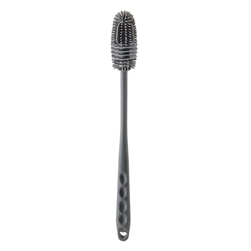 Spazzola in silicone a manico lungo per bottiglie – Pulizia profonda per tazze e thermos