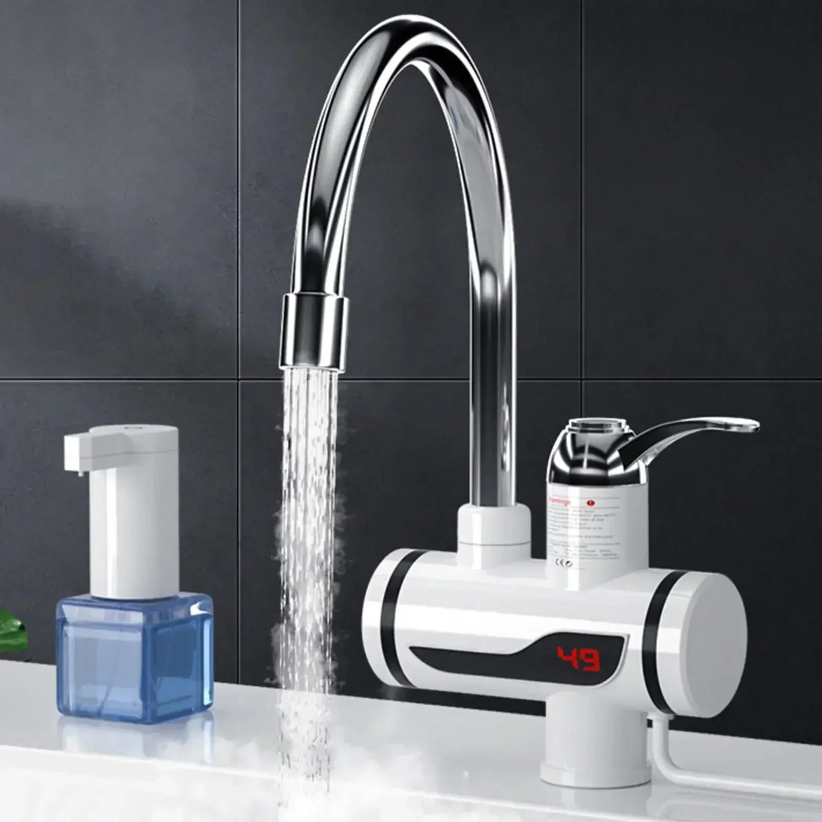 Scaldacqua Istantaneo per Rubinetto – Acqua Calda Istantanea con Display Digitale della Temperatura
