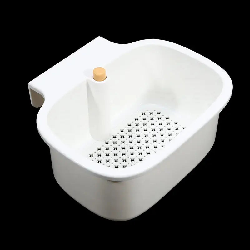 Cestello sospeso per lavello – 2 in 1 Filtro e Organizer per rifiuti alimentari