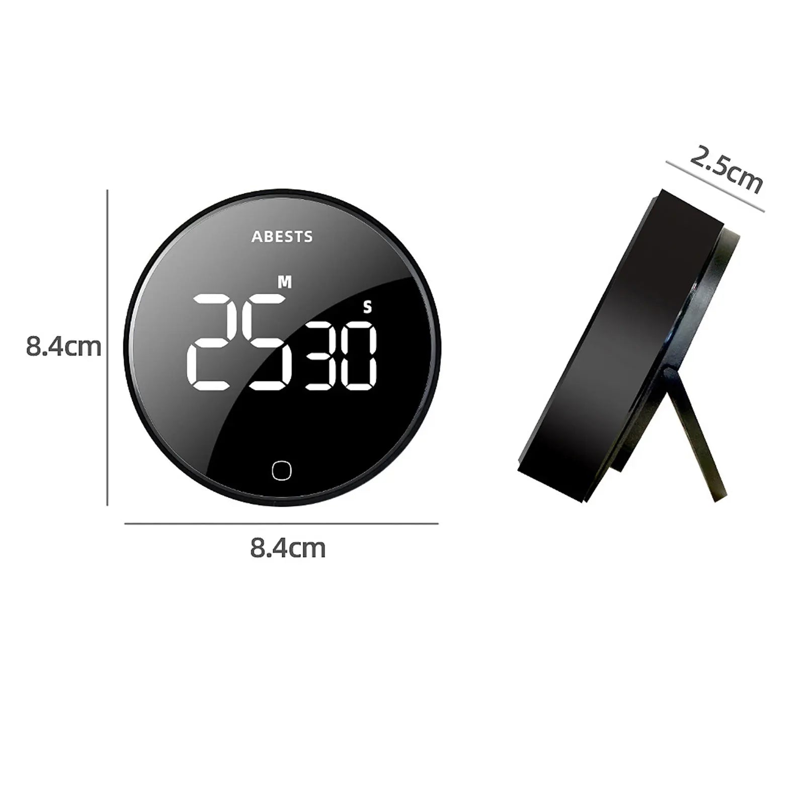 Timer da cucina a LED magnetico – Timer da cucina e da scrivania ricaricabile tramite USB