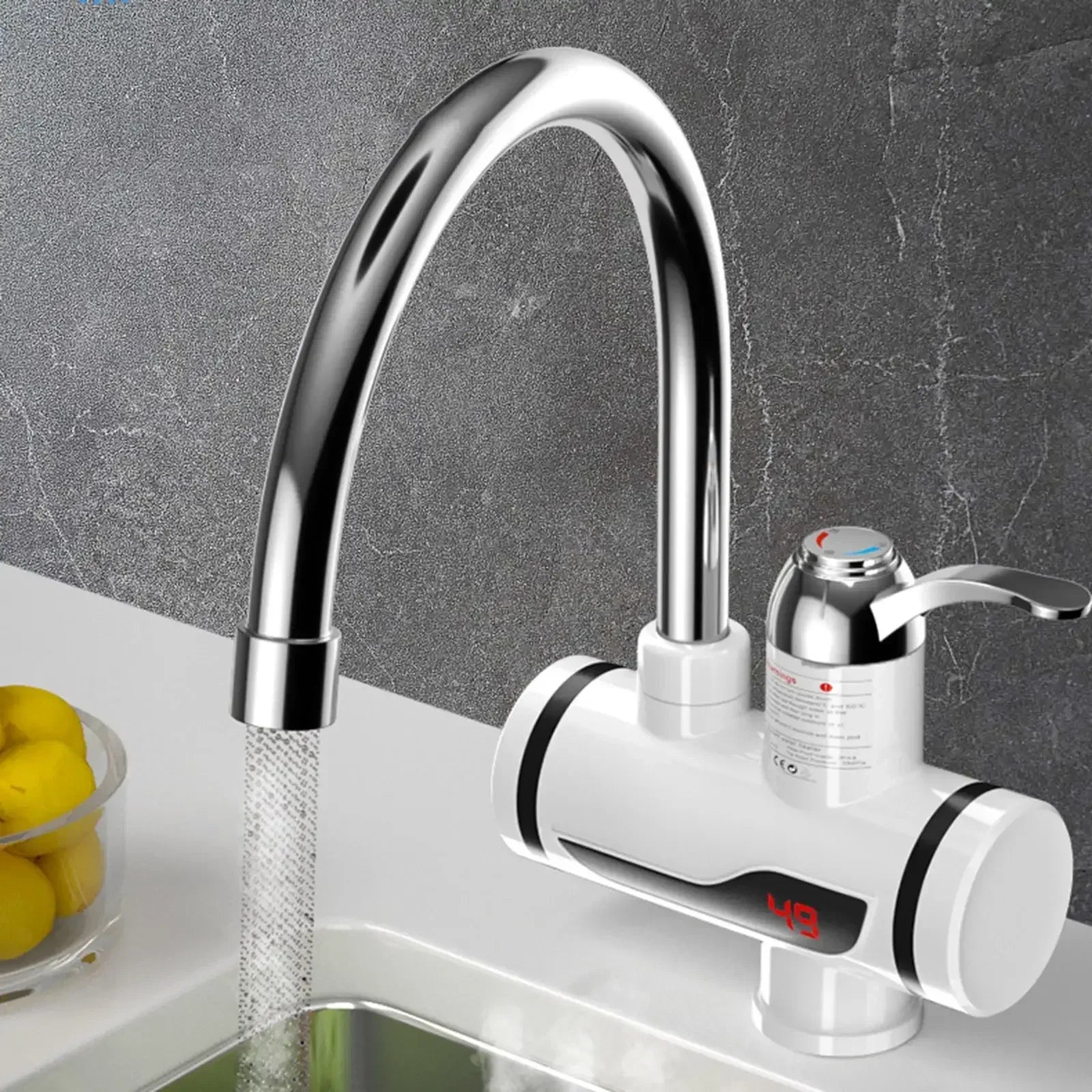 Scaldacqua Istantaneo per Rubinetto – Acqua Calda Istantanea con Display Digitale della Temperatura