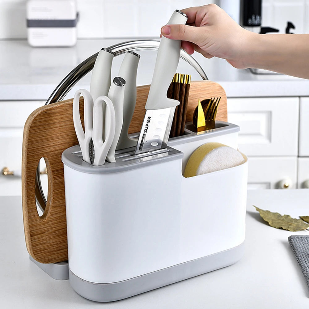 Portacoltelli multifunzione – Organizer da cucina per coltelli, taglieri e utensili