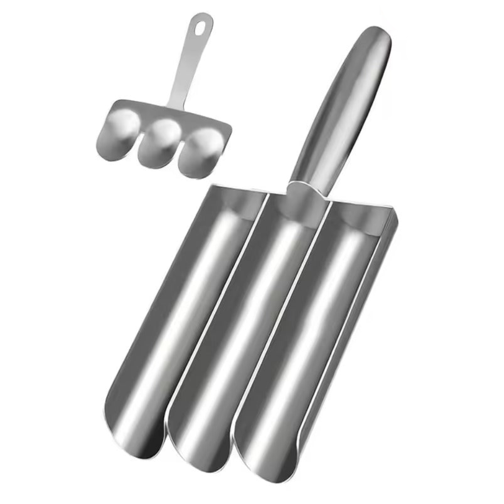 Set di palettine per polpette – Palettina porzionatrice in acciaio inox per polpette uniformi